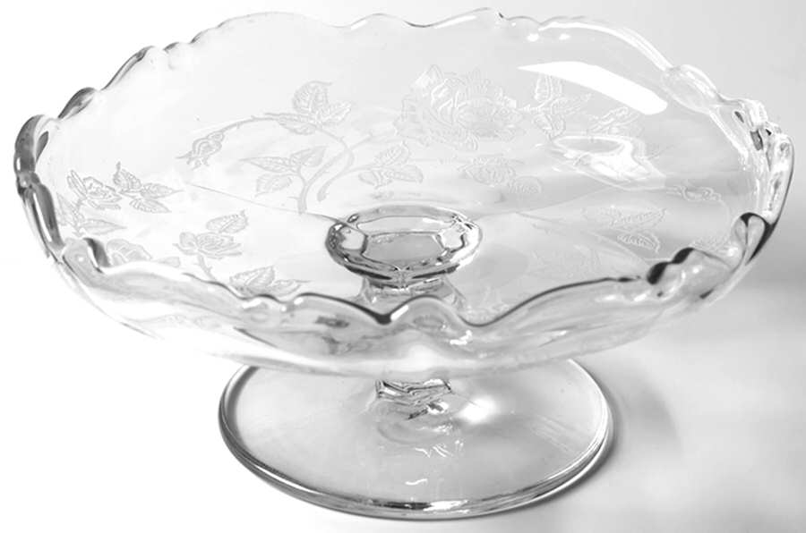 Heisey Rose Open Honey Dish by Heisey-1