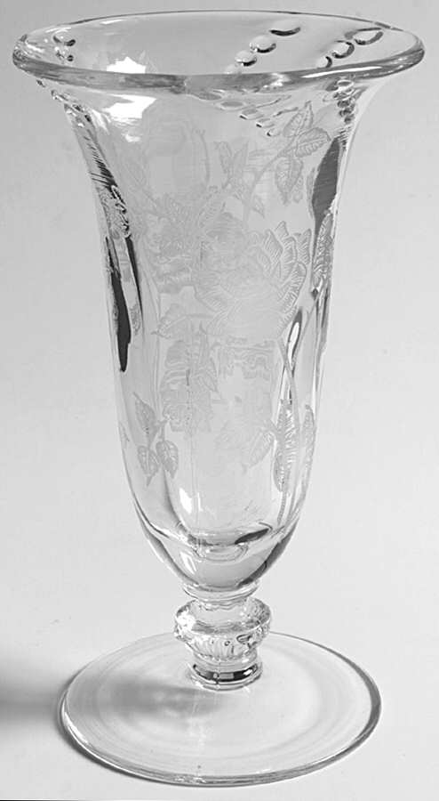 Heisey Rose 6" Flower Vase by Heisey-1