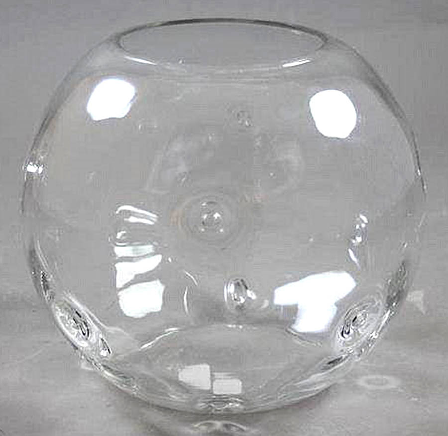 Impromptu Clear 6" Ball Vase by Heisey-1