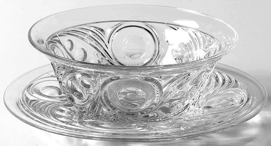 Ipswich Clear Finger Bowl & Underplate by Heisey-1