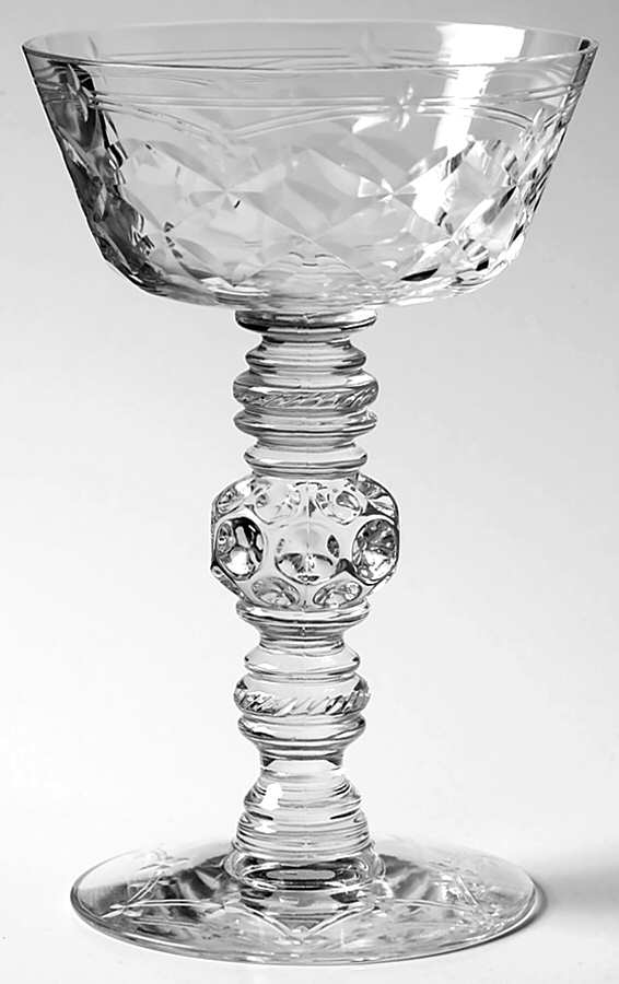 Killarney Champagne/Tall Sherbet by Heisey-1