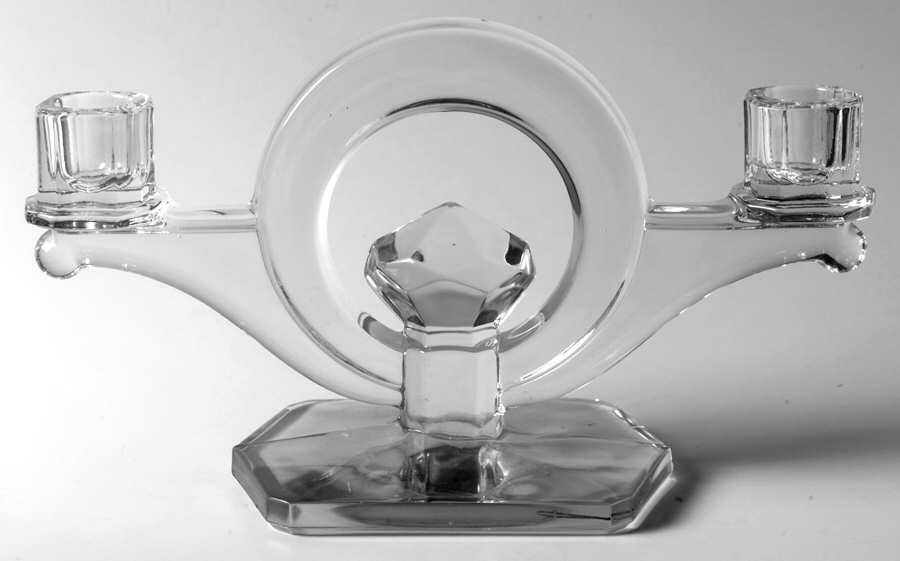 Kohinoor Clear 2 Light Candelabra Base (Base for the C2lb14) by Heisey-1