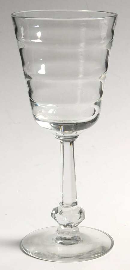 Kohinoor Clear Water Goblet by Heisey-1