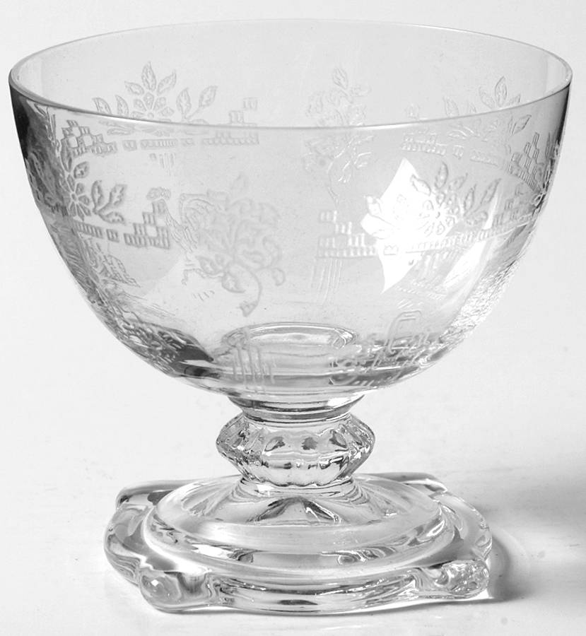 Lafayette Clear Champagne/Tall Sherbet by Heisey-1