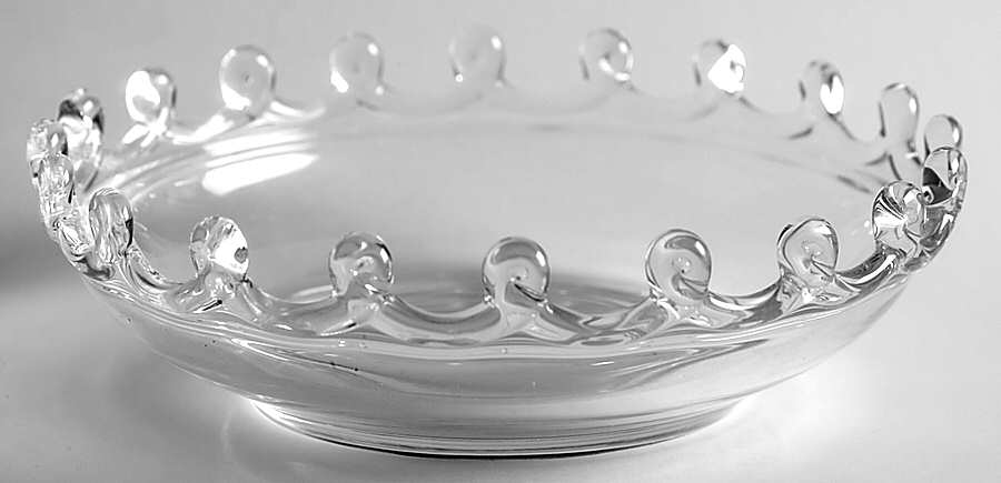 Lariat (Blown) Applesauce Bowl by Heisey-1