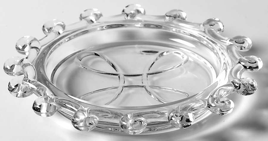 Lariat (Blown) Coaster by Heisey-1