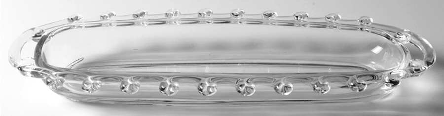 Lariat (Blown) 12" Oval Celery by Heisey-1