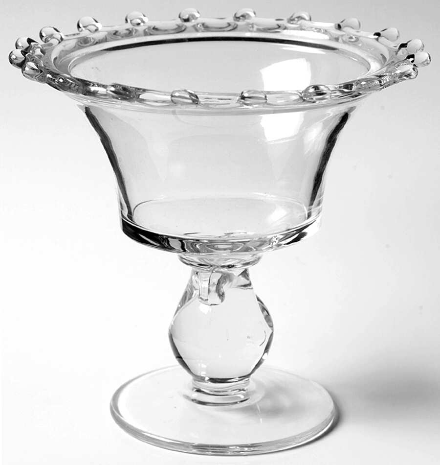 Lariat (Blown) 10" Compote No Lid by Heisey-1