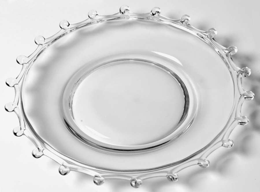 Lariat (Blown) Luncheon Plate by Heisey-1