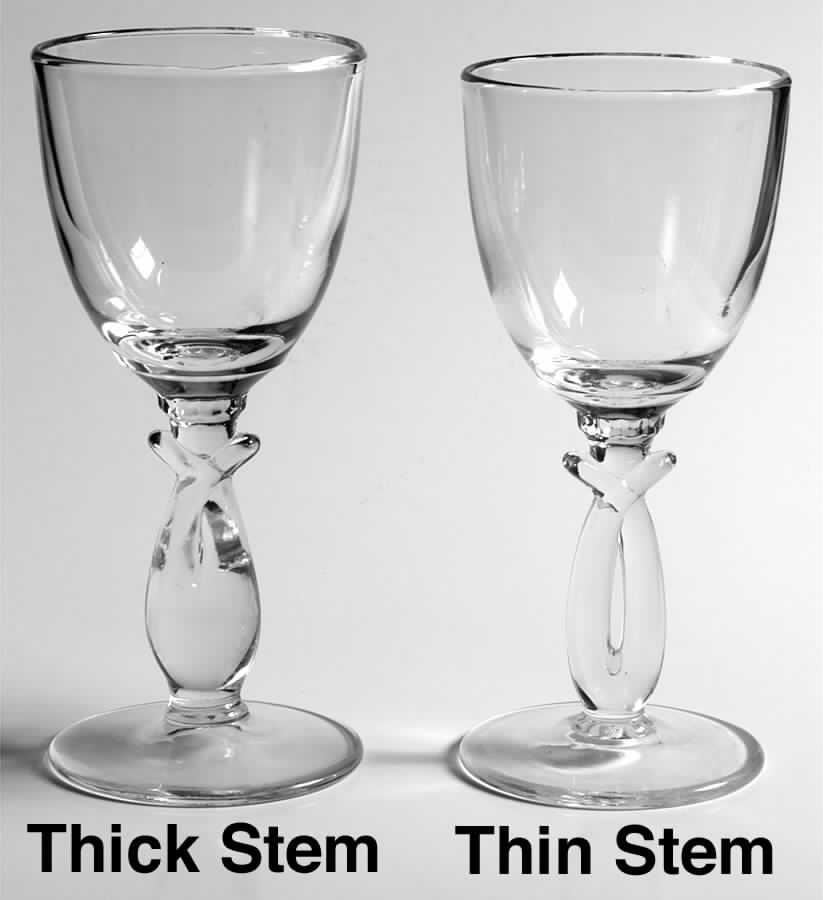 Lariat (Heavy, Pressed) Wine Glass by Heisey-1