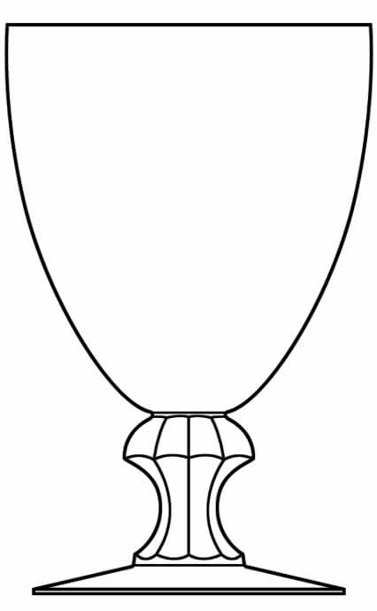 Legionnaire (Clear) Water Goblet by Heisey-1