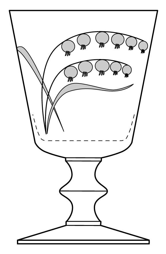 Lilyvale Clear Water Goblet by Heisey-1