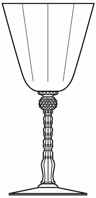 Marriette Water Goblet by Heisey-1