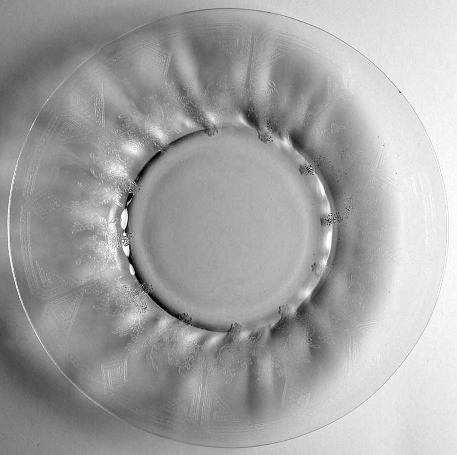 Mayflower Clear Luncheon Plate by Heisey-1