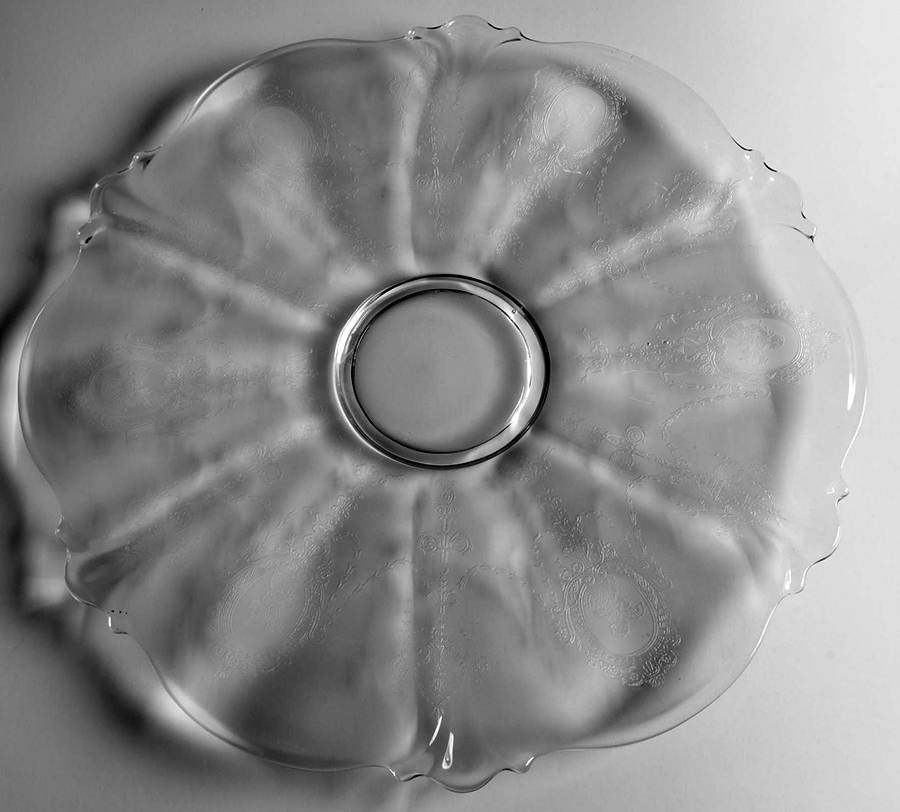 Minuet 15" Sandwich Plate by Heisey-1