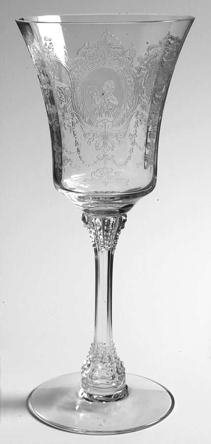 Minuet Water Goblet by Heisey-1