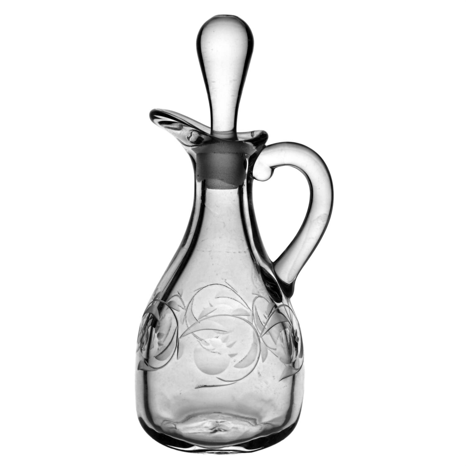 Moonglo (Stem 5040) Oil Cruet & Stopper by Heisey-1