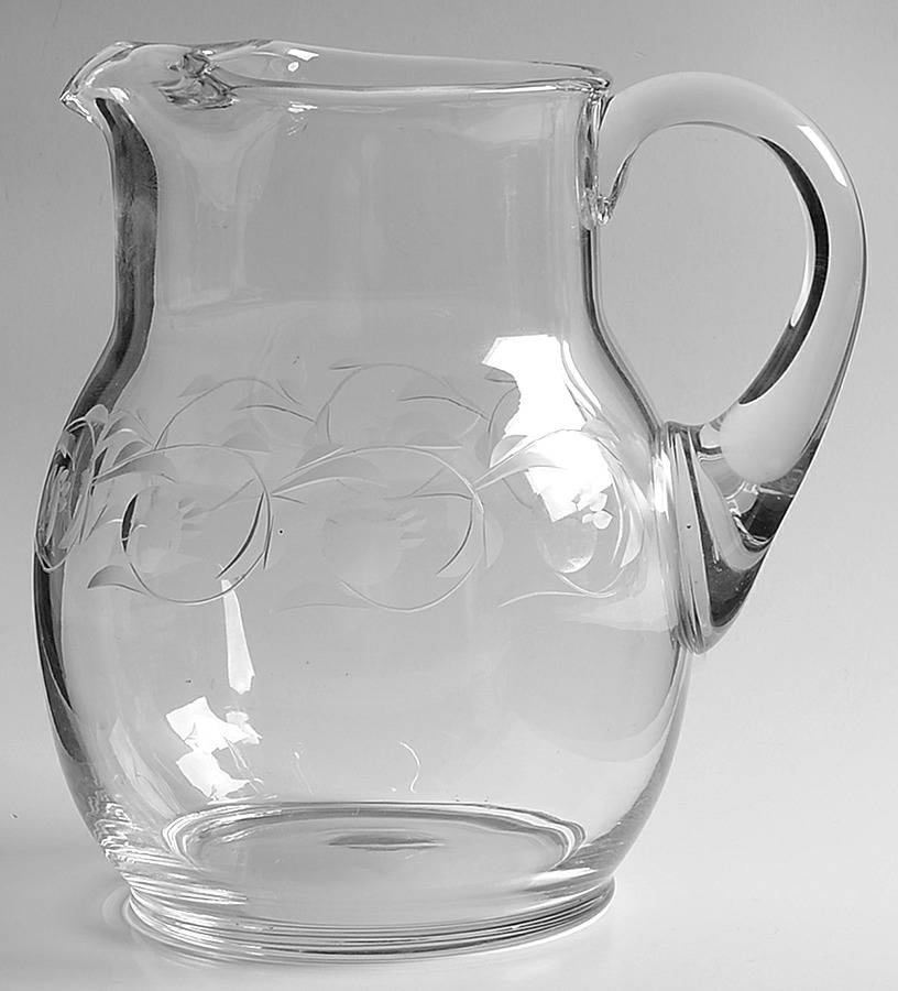 Moonglo (Stem 5040) 72 Oz Pitcher by Heisey-1