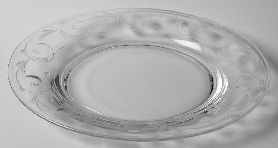 Moonglo (Stem 5040) 8" Salad Plate by Heisey-1