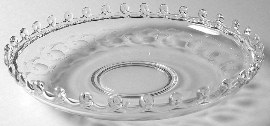 Moonglo (Stem 5040) Gardenia Bowl by Heisey-1