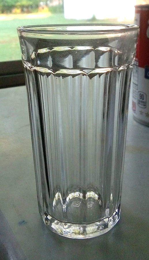 Narrow Flute Clear (Stem  393) Flat Juice Glass by Heisey-1