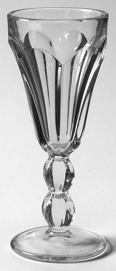 Narrow Flute Clear (Stem  393) Whiskey Glass by Heisey-1