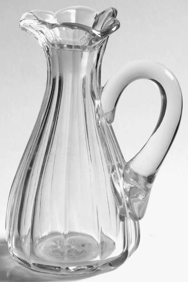 Narrow Flute Clear (Stem  393) 2 Oz Cruet No Stopper by Heisey-1