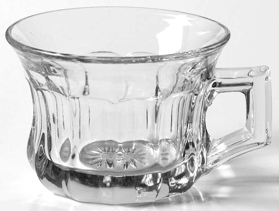 Narrow Flute Clear (Stem  393) Punch Cup by Heisey-1
