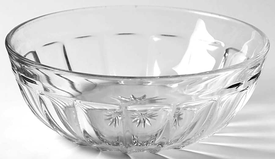 Narrow Flute Clear (Stem  393) 4" Nappy by Heisey-1