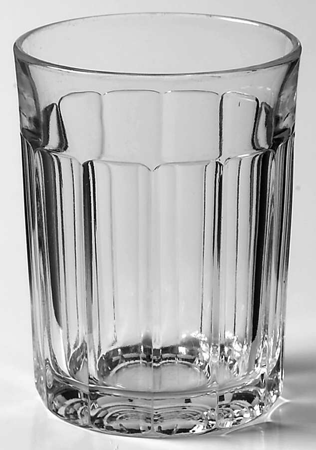 Narrow Flute Clear (Stem  393) 8 Oz Flat Tumbler by Heisey-1