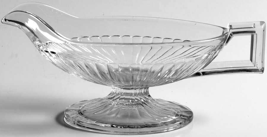 Narrow Flute with Rim Clear (Line 473) French Dressing Boat by Heisey-1