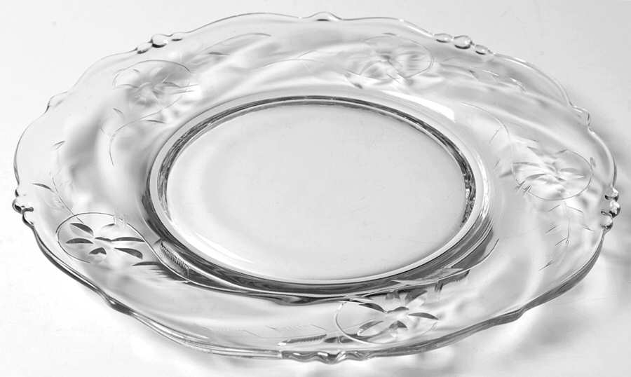 Narcissus Luncheon Plate by Heisey-1