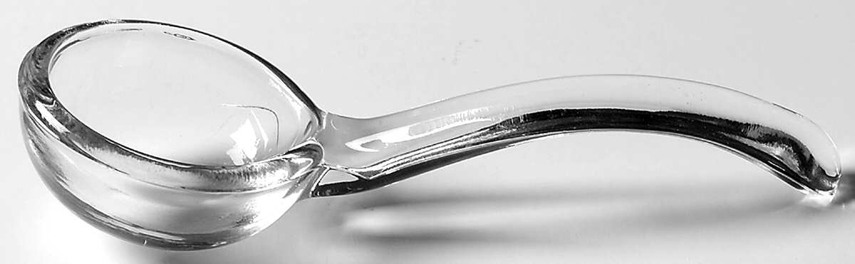 Narcissus Mayonnaise Ladle by Heisey-1