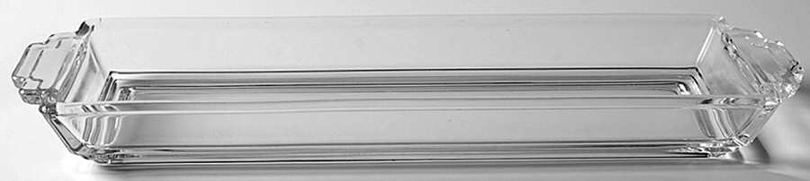 New Era Clear 13" Rectangular Celery by Heisey-1