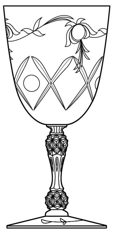 Nomad Water Goblet by Heisey-1