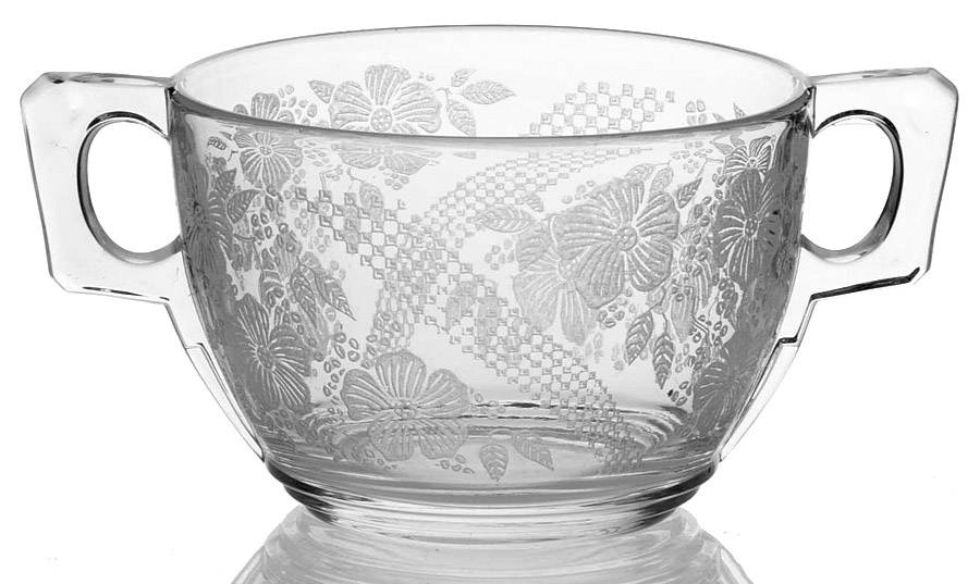 Normandie Clear Open Sugar by Heisey-1