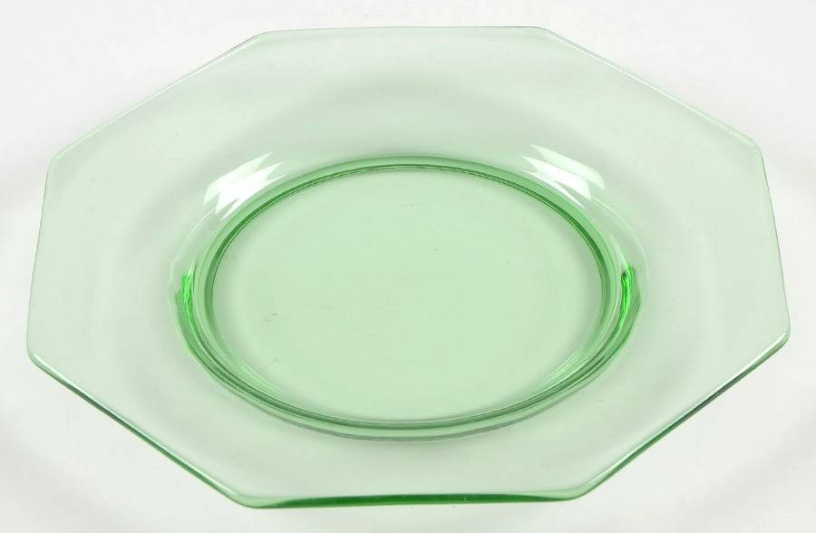 Octagon Green (Moongleam) 7" Salad Plate by Heisey-1