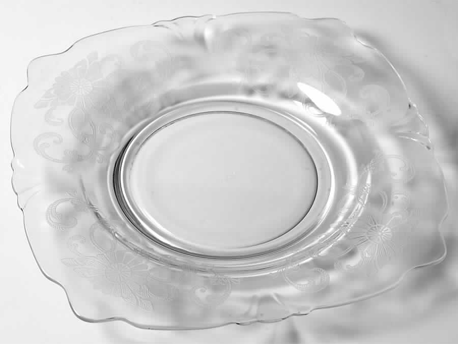 Old Colony Clear (Stem 3390) Luncheon Plate by Heisey-1