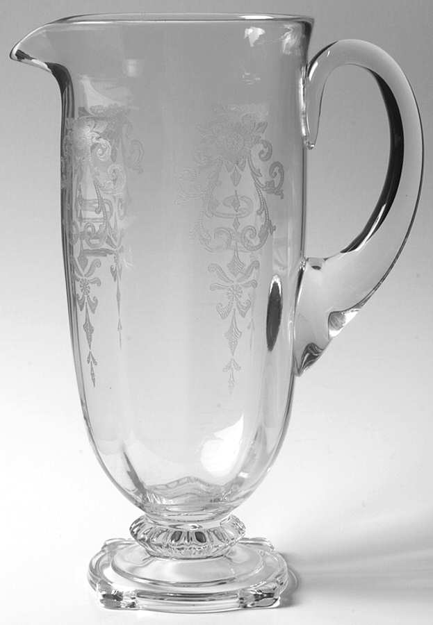 Old Colony Clear (Stem 3390) 48 Oz Pitcher by Heisey-1