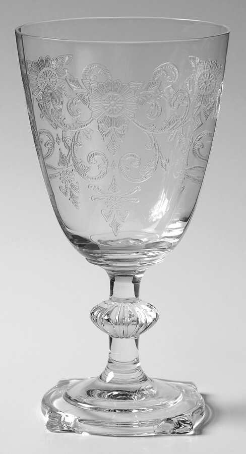 Old Colony Clear (Stem 3390) Water Goblet by Heisey-1