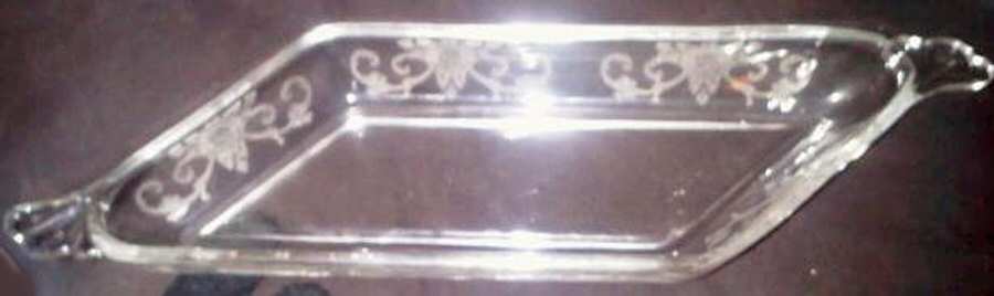 Old Colony Clear (Stem 3390) 10" Oblong Celery by Heisey-1