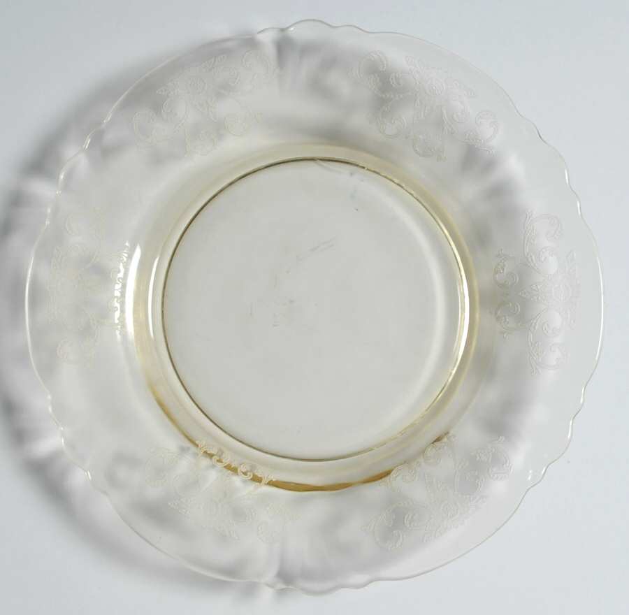 Old Colony Yellow Sahara (Stem 3390) Bread & Butter Plate by Heisey-1