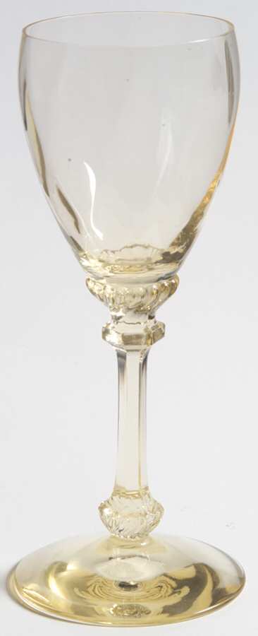 Old Dominion Sahara Yellow Wine Glass by Heisey-1