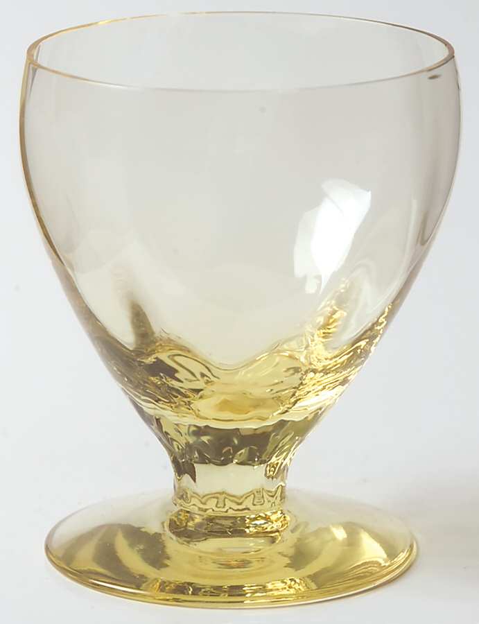 Old Dominion Sahara Yellow Oyster or Fruit Cocktail by Heisey-1