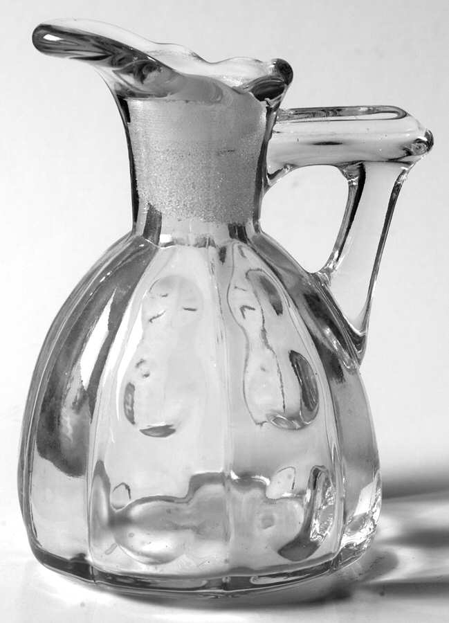 Old Sandwich Clear Cruet No Stopper by Heisey-1