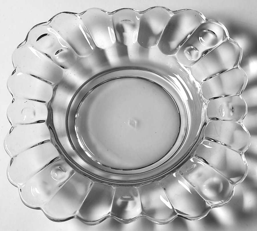 Old Sandwich Clear Bread & Butter Plate by Heisey-1