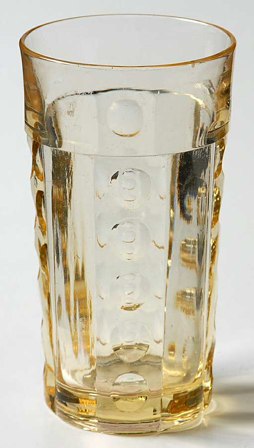 Old Sandwich Yellow Flat Juice Glass by Heisey-1