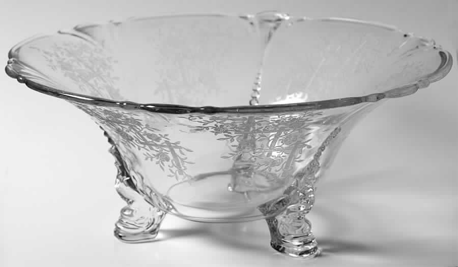 Olympiad (Stem #3411) Footed Bowl by Heisey-1