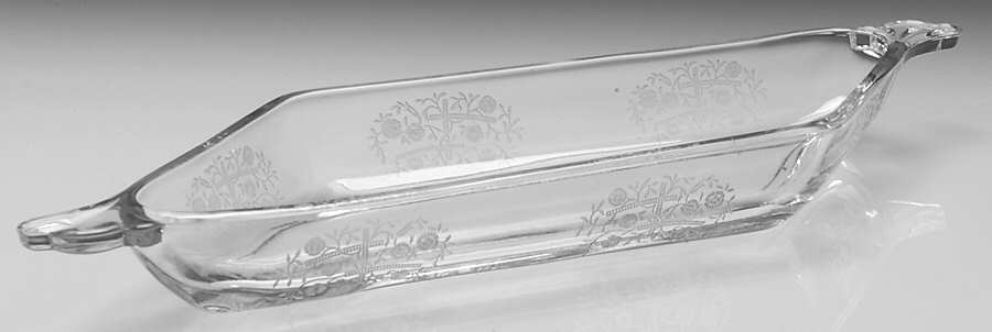 Olympiad (Stem #3411) 13" Oblong Relish by Heisey-1
