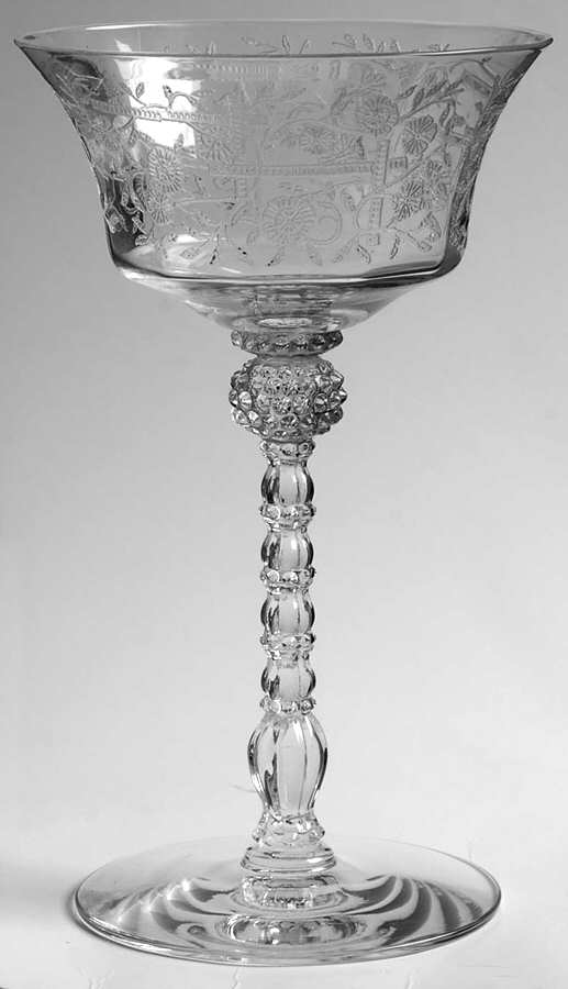 Olympiad (Stem #3411) Champagne/Tall Sherbet by Heisey-1